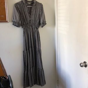 Max Studio gingham maxi dress